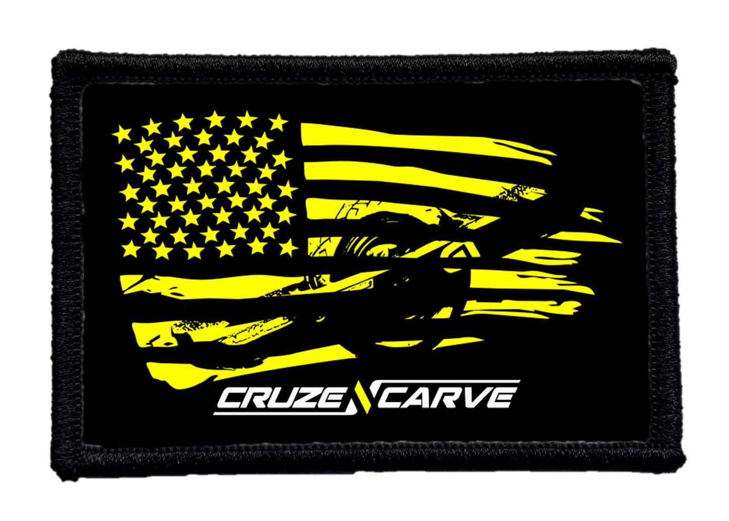 American Flag with Onewheel Patch - Yellow